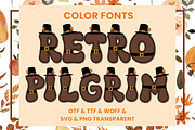 Retro Thanksgiving - Color Fonts, a Font by Adalin Shop (Thumbnail 2 of 9)