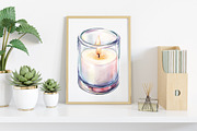 Cozy White Christmas Clipart, an Illustration by Canvas Craft (Thumbnail 5 of 8)