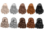 Natural hair clipart, an Illustration by Elenbushe (Thumbnail 6 of 19)