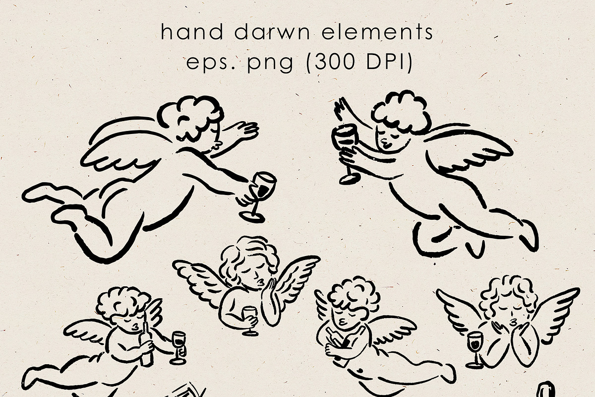 Whimsical Wedding Clipart, an Object Illustration by Teresa Art Store (Photo 6 of 11)