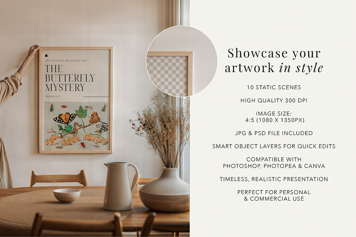 Aesthetic Frames Mockups Bundle, a Mockup by Paper Flowers Studio (Photo 2 of 6)