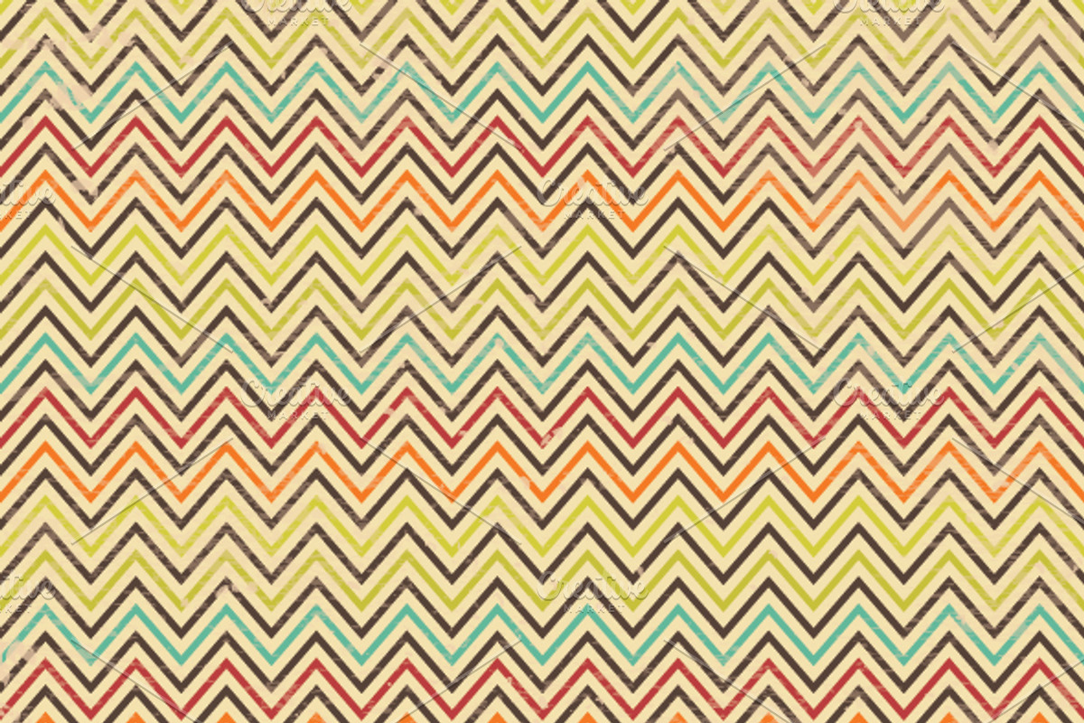 Retro Geometric Seamless Backgrounds preview 5