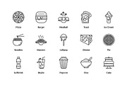 Food and Drinks Outline icons, an Icon by Vector Squad (Thumbnail 3 of 5)