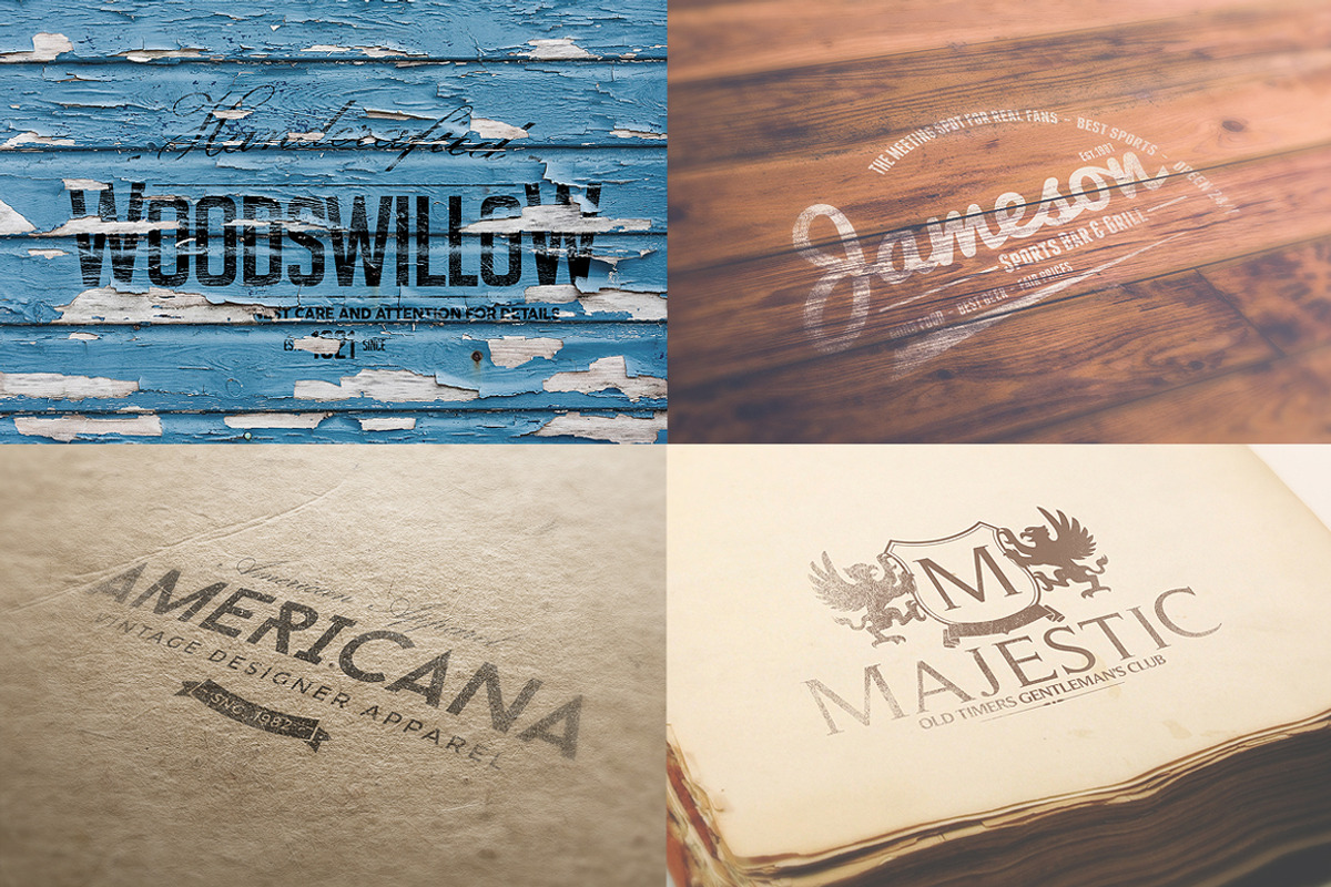 Vintage Logo Mock-ups, a Product Mockup by Graphicdome (Photo 4 of 5)