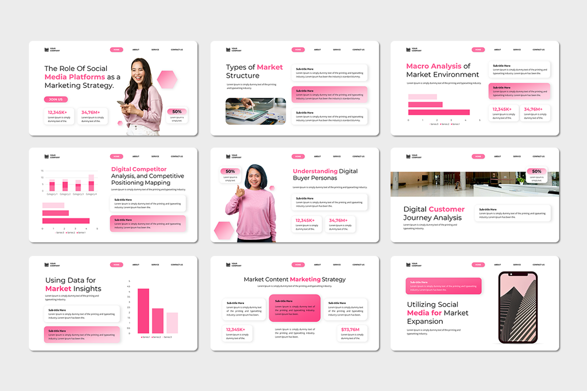 Marketing Strategy - PowerPoint, a Presentation Template by QR Design Studio (Photo 2 of 3)