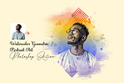 Geometric Portrait Photoshop Action, an Action Add-On by Photoshop Action (Thumbnail 1 of 11)
