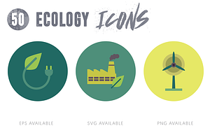 50 Ecology Icons