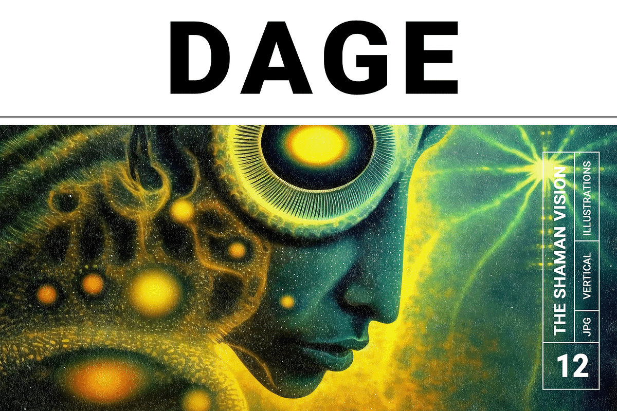 Dage Collection · Shaman Vision, a Decorative Illustration by milatovar (Photo 1 of 19)