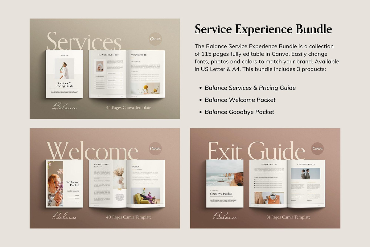Client Service Experience Templates, a Magazine Template by Sierra Creative Studio (Photo 2 of 17)
