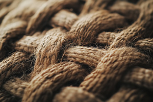 Close up of thick jute ropes woven, a Background Photo by MistyDay