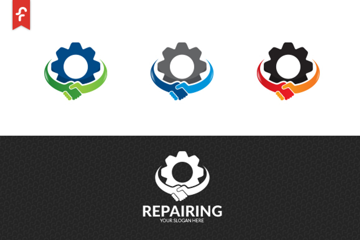 Repairing Logo, a Branding & Logo Template by ft.studio