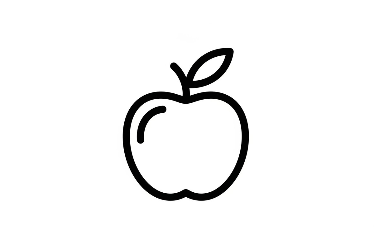 Apple Fruit Vector Icon Bundle, an Illustration by musafir_fashion (Photo 35 of 49)