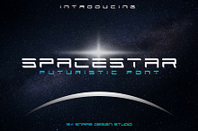 Spacestar - Futuristic Font