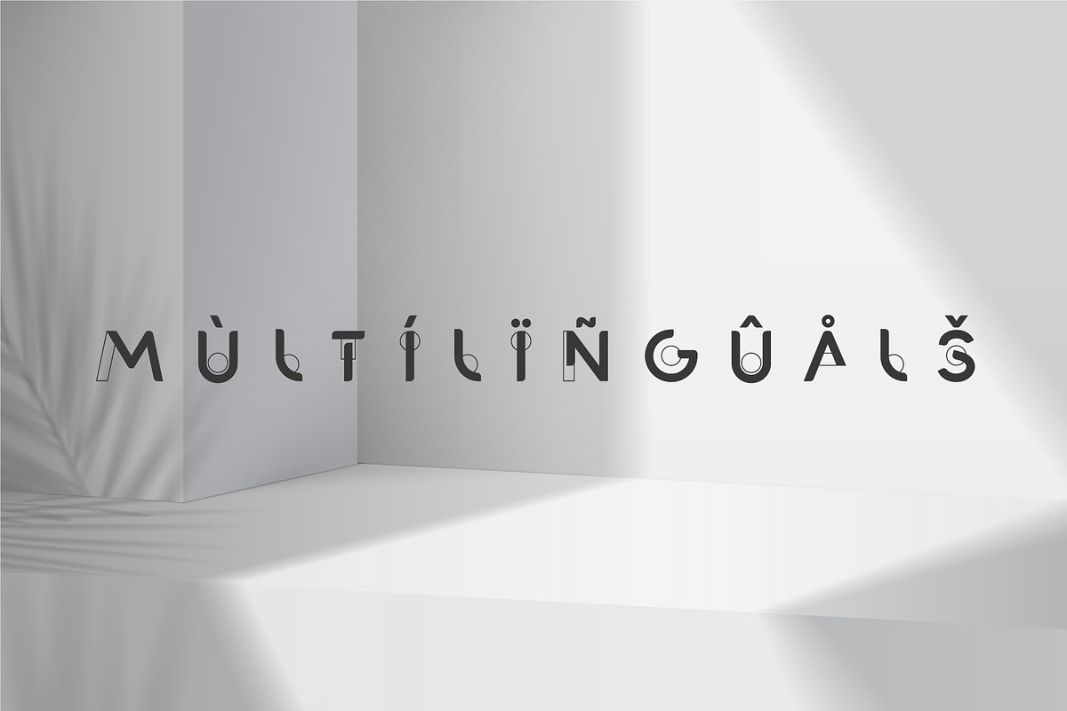 Contour Architecture Font, a Font by artyway (Photo 6 of 8)