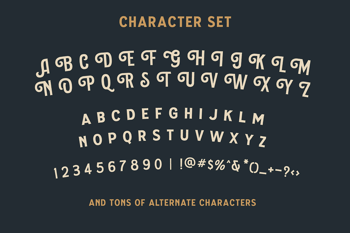 The Shoreman's Typeface preview 2
