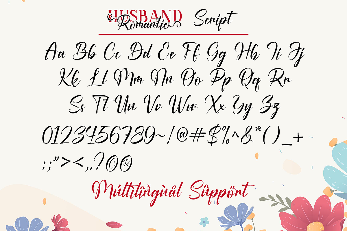 Husband Romantic, a Serif Font by Sealoung (Photo 10 of 13)