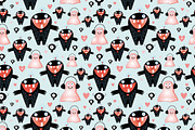 Funny colorful monsters, a Pattern Graphic by Tanor (Thumbnail 2 of 16)