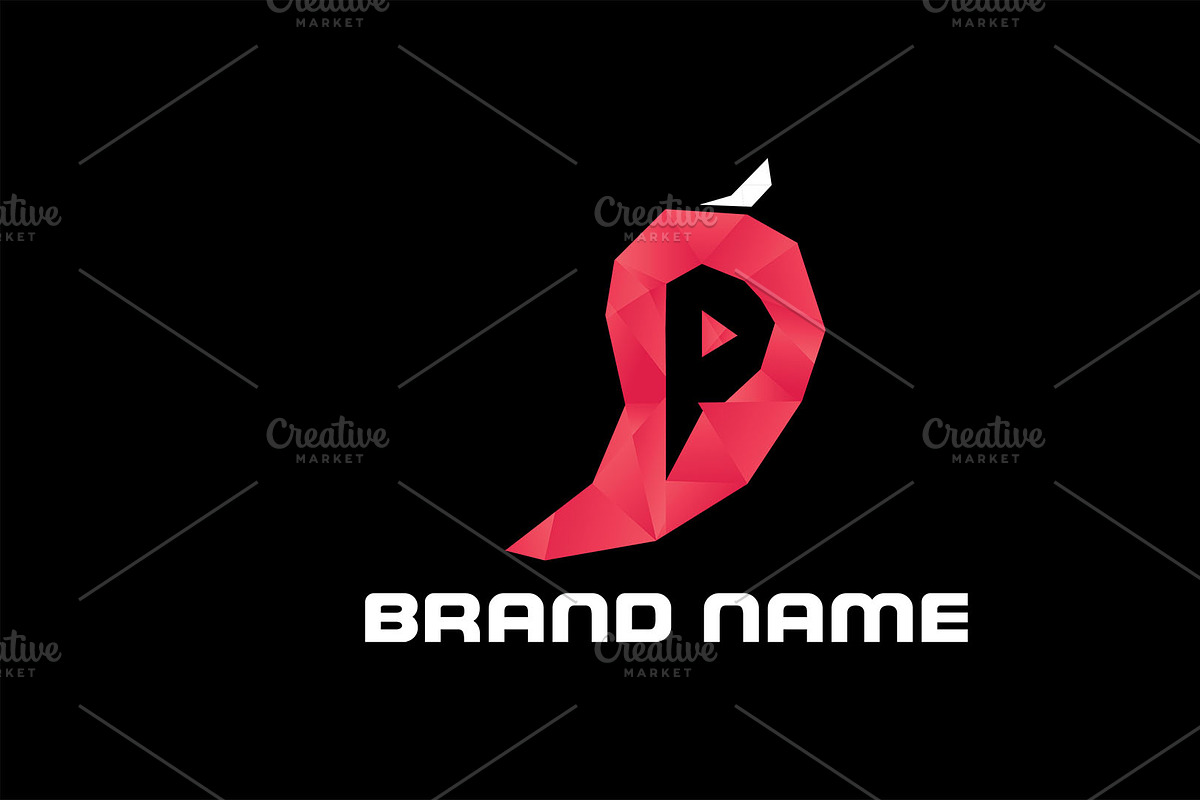 Hot Chilly P Logo, a Branding & Logo Template by Piro Concept (Photo 3 of 3)