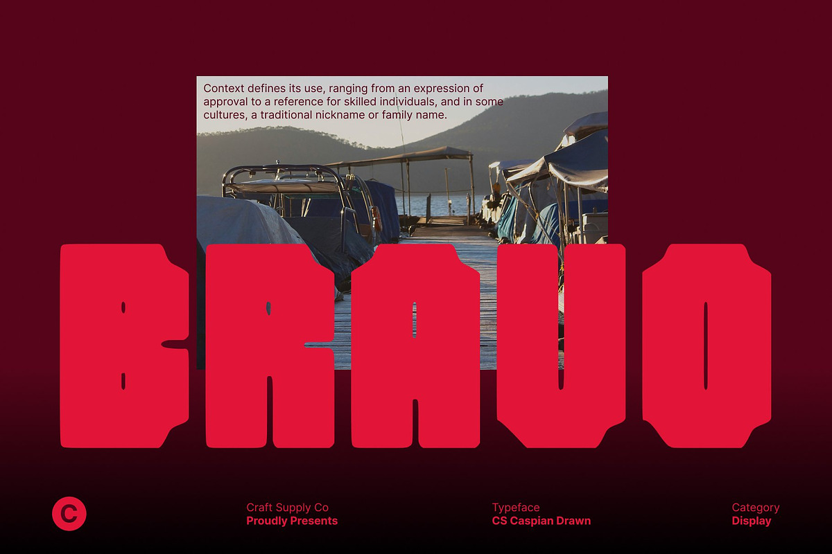 CS Caspian Drawn, a Sans Serif Font by Craft Supply Co. (Photo 7 of 8)