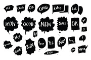 Speech Hand Drawn Doodle pack, an Illustration by TKDoodle (Thumbnail 4 of 4)