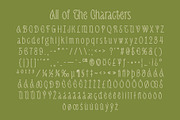 CS Delaney Stippled, a Sans Serif Font by Craft Supply Co. (Thumbnail 8 of 8)