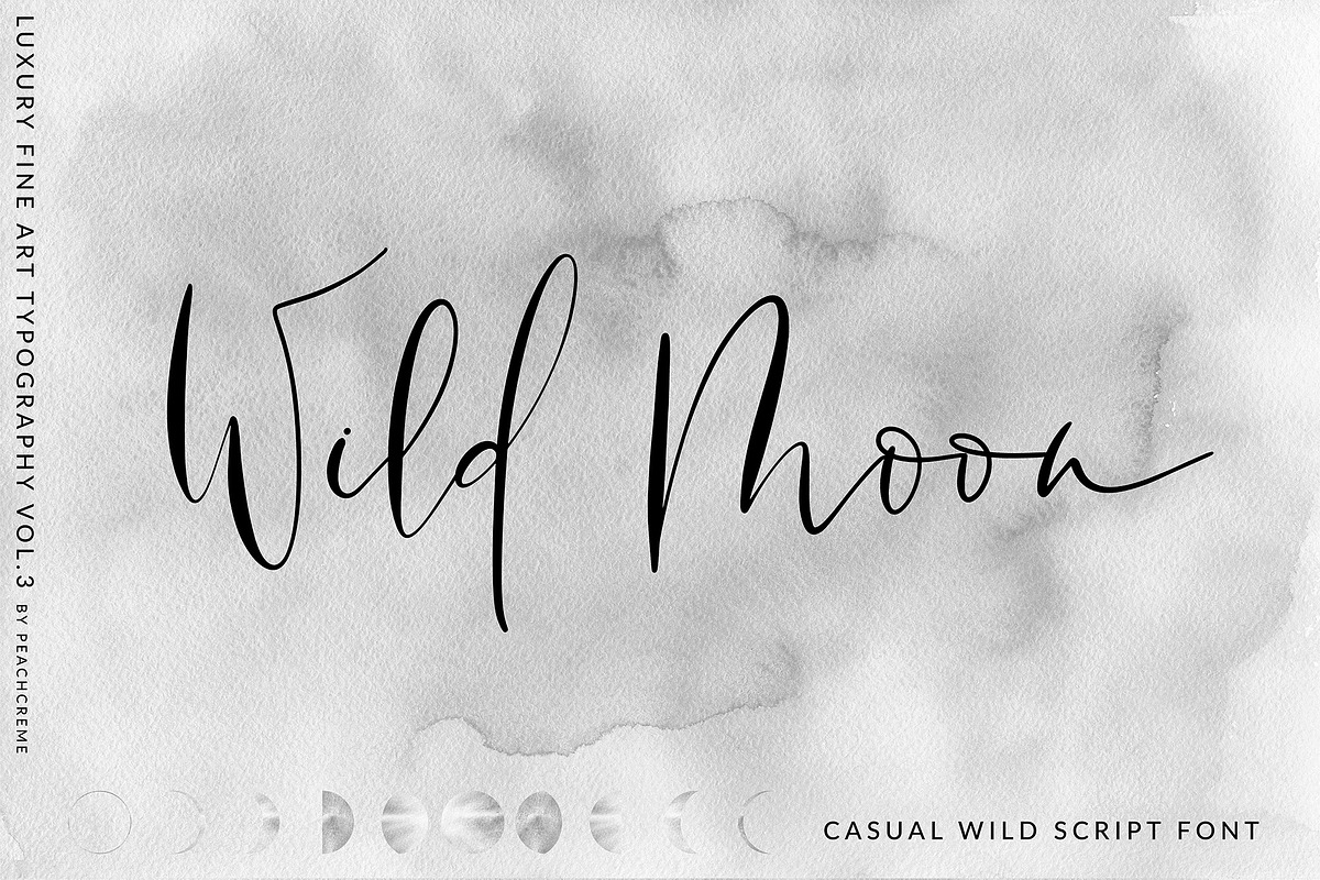 Wild Moon - Casual Script Font