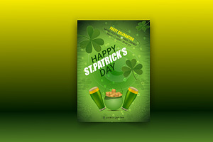 Saint Patrick's Day Template Design, a Flyer Template by hkmonir