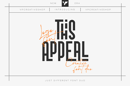 This Appeal - creative font duo, a Handwritten Font by VP Fonts
