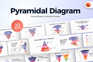 Pyramidal Diagram PowerPoint Temp, a Presentation Template by Ink Gallery