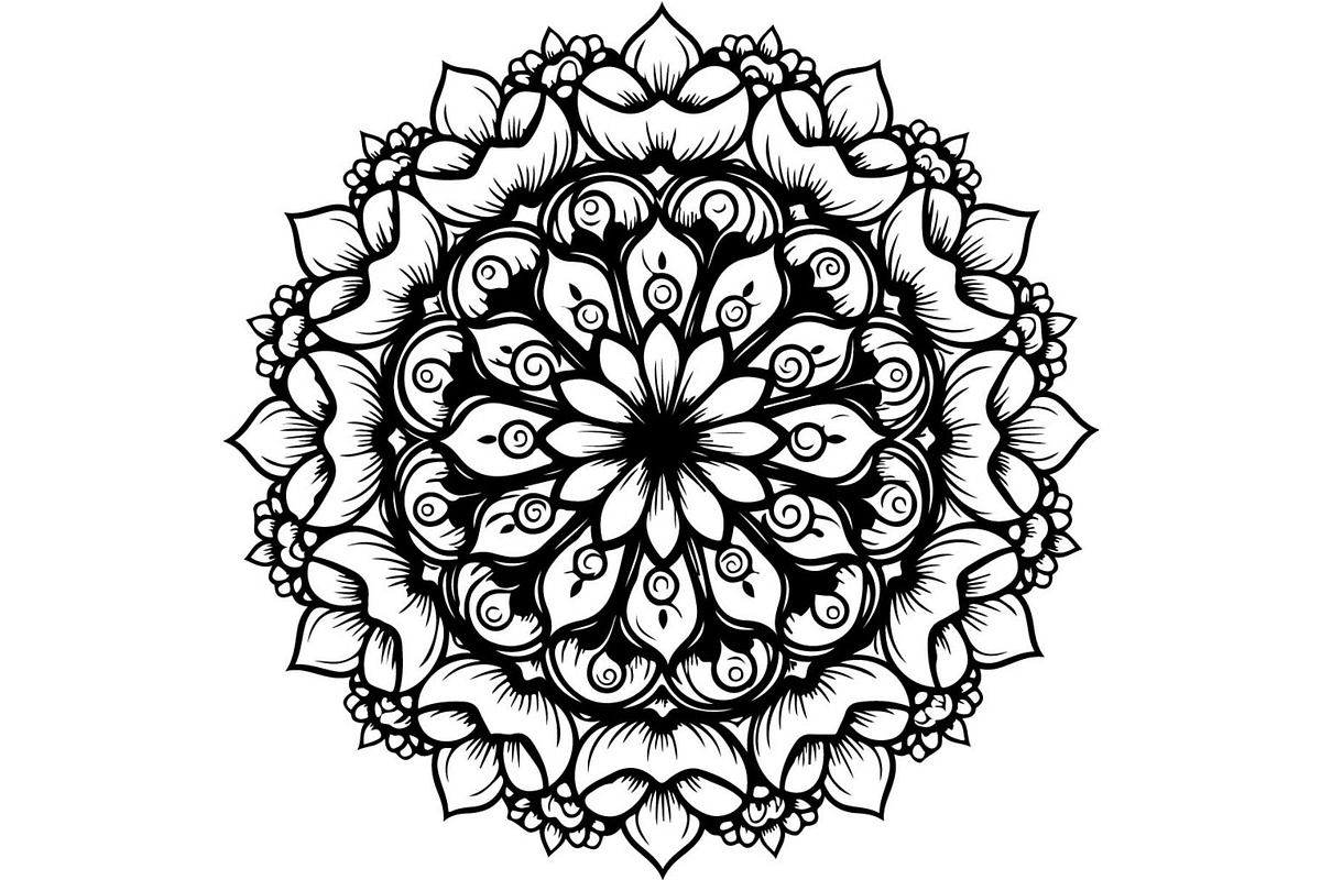 Floral Mandala, an Object Graphic by Designer_Momina (Photo 17 of 19)
