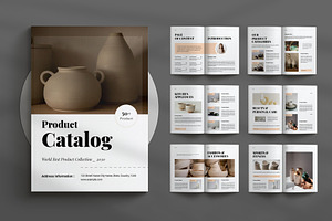 Modern Product Catalog Template, a Brochure Template by Seeing-art