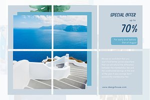 Travel Instagram Puzzle Template