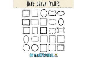 Hand Drawn Frames Doodle Frames