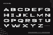 Glasset – Experimental Distort Font, a Sans Serif Font by Drizy (Thumbnail 4 of 10)