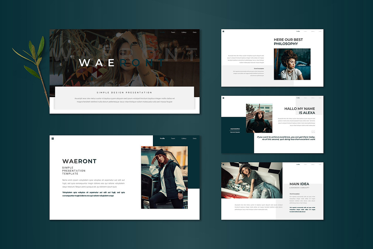 Waeront - Powerpoint Template, a Presentation Template by StreaksideStd