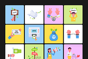 Animated Peace Icons, a Duotone Icon by Prosymbols (Thumbnail 6 of 10)