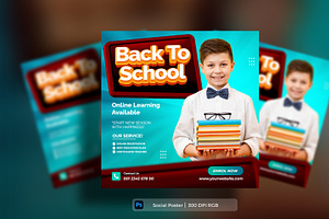 School admission social media post, a Social Media Template by mdmijanur0187