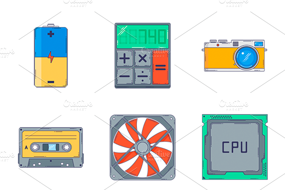 Hardware Icons Set, an Icon by ArtStyles (Photo 2 of 2)