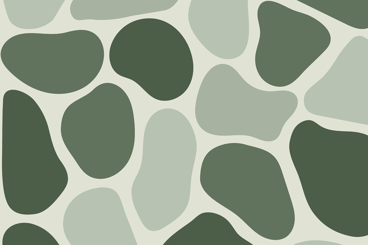 Green Abstract Shapes and Patterns, a Pattern Graphic by bonadigitals (Photo 7 of 7)
