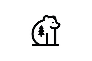 Logo Bear Design Vector Icon, a Branding & Logo Template by Vectorium Studio