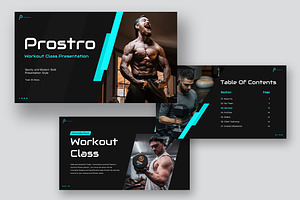 Prostro Workout Class Google Slides