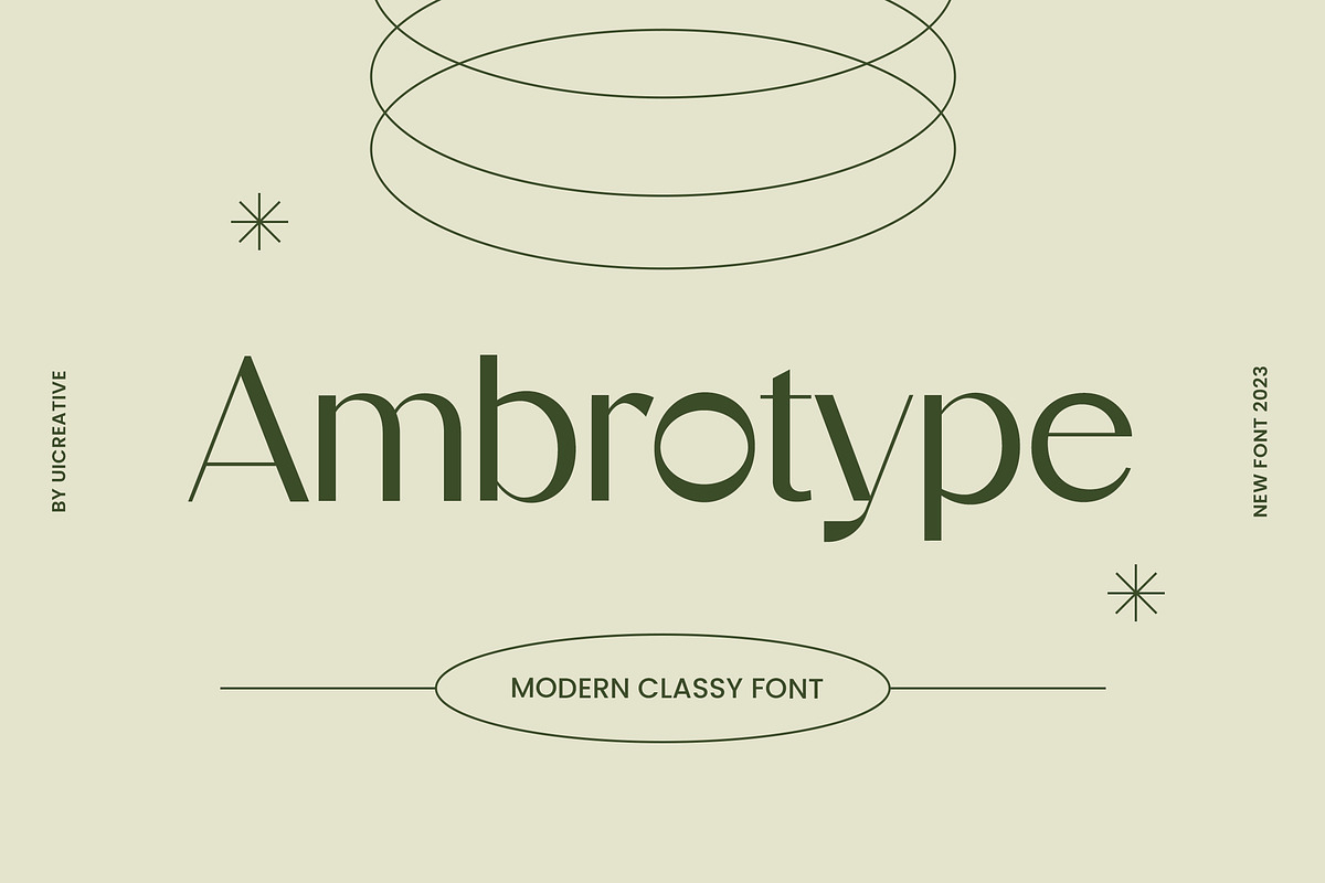 Ambrotype Modern Sans Serif Font, a Sans Serif Font by UICreative (Photo 1 of 12)