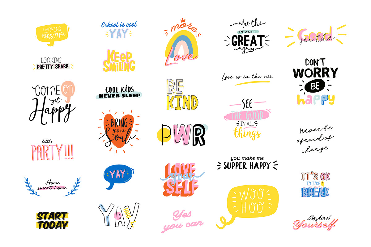 Girl Power Clipart & Quotes BUNDLE, a Graphic by Ruslana Lubenets (Photo 32 of 53)