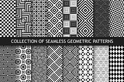 B&W seamless geometric patterns, a Pattern Graphic by ExpressShop (Thumbnail 1 of 6)
