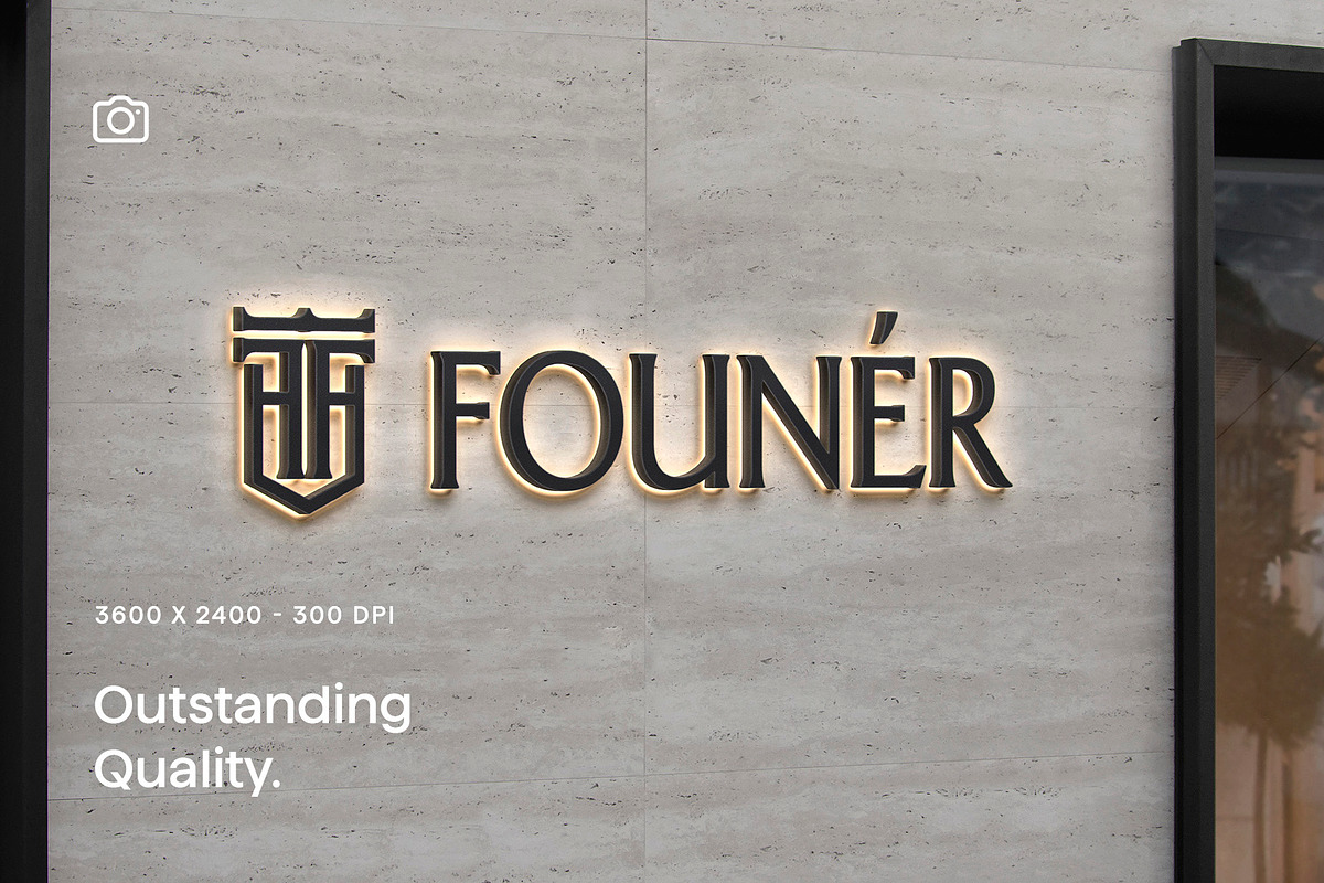 30 Signs & Facade Logo Mockups - V3, an Advertising Mockup by Asylab (Photo 3 of 38)