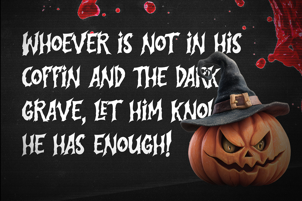 Another Nightmare, a Font by agnyhasyastudio (Photo 2 of 12)
