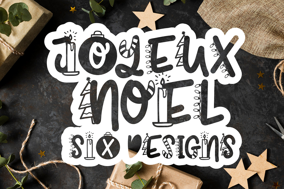 Joyeux Noel, a Handwritten Font by Freeling Design House (Photo 3 of 7)