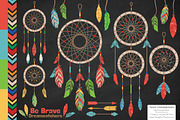 Bright Dreamcatchers Clipart, an Illustration by Amanda Ilkov (Thumbnail 2 of 4)