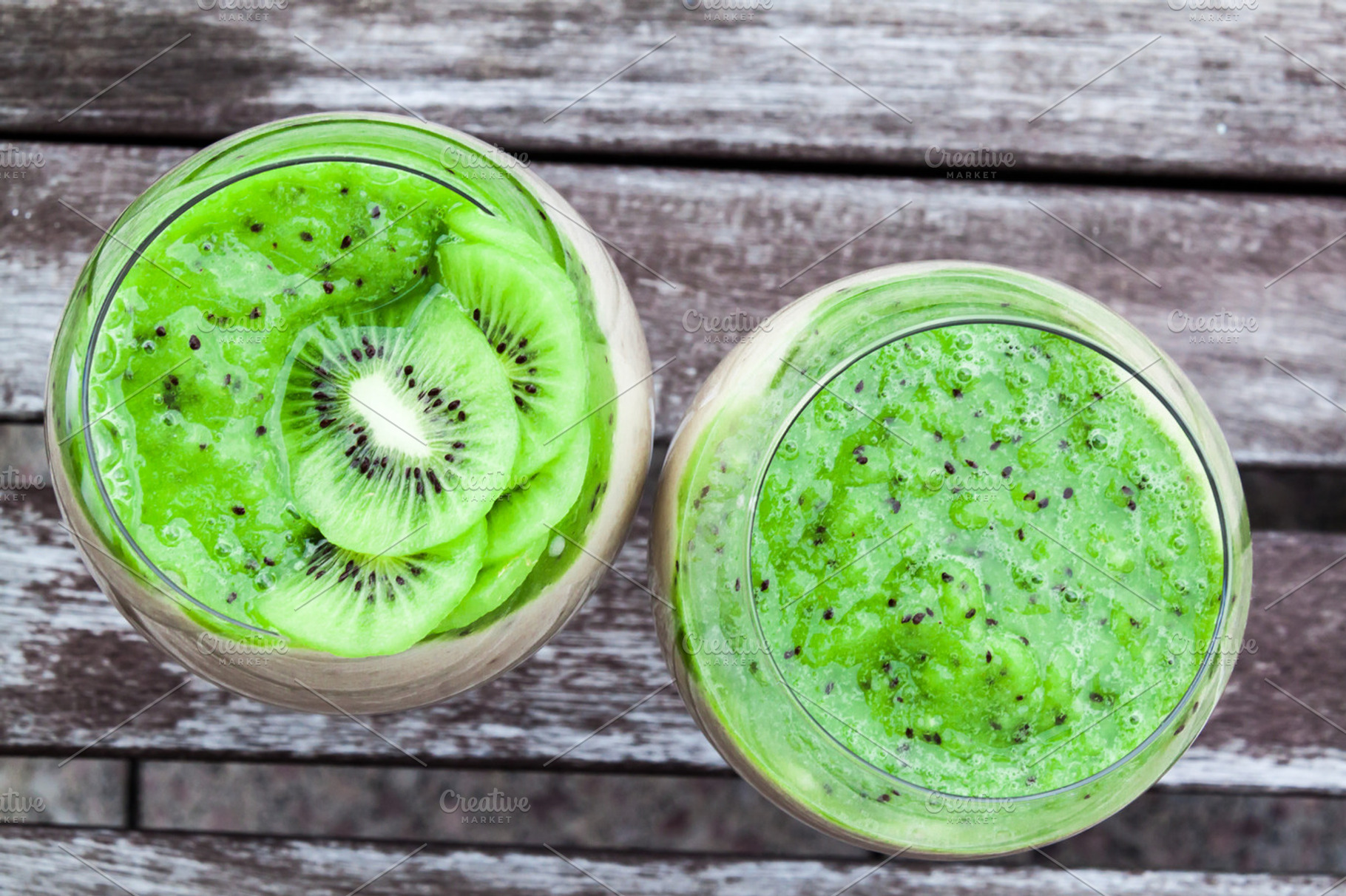 Banana And Kiwi Smoothie Stock Photo Containing Smoothie And Fruit
