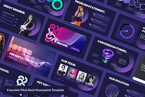 Pitch deck - Dark theme business